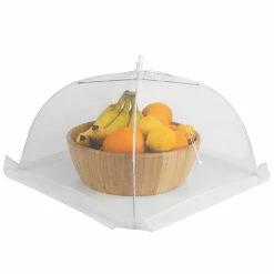 Cheap ๐ Home Basics Square Mesh Collapsible Food Plate Cover, White โ