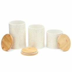 Brand new 🎁 Home Basics Cubix 3 Piece Ceramic Canister Set with Bamboo Top, White 🤩 -Home Basics Sales 34b24dcd1c3f4c3e81c7434c715f3bf0 1080x