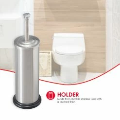 Brand new 🔔 Home Basics Brushed Stainless Steel Toilet Brush with Holder ✔️ -Home Basics Sales 3596c7da7a6947ef929325ae520d7a90 e970bd73 3add 4f60 999c c92e9d5b9201 1080x