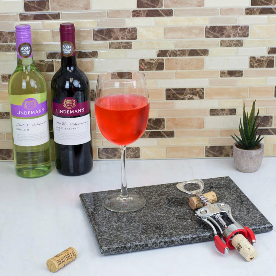 Wholesale 👍 Home Basics Winged Zinc Plated Steel Cork Screw Wine Opener with Rubberized Grips, Red ⌛ 4 Wholesale 👍 Home Basics Winged Zinc Plated Steel Cork Screw Wine Opener with Rubberized Grips, Red ⌛ - Image 2