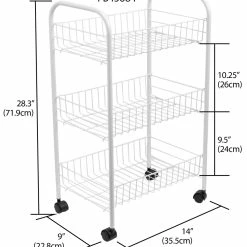 Discount ✨ Home Basics Multi-Purpose Rolling Metal Kitchen Trolley, White 🔥 -Home Basics Sales 3809bca72b964573975ac083bec795c1 7a51d915 ed26 4eaa 958e 5e9193bb8c3e 1080x