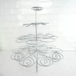 Coupon 🧨 Home Basics Multi-Layered 23 Slot Steel Cupcake Holder with Sturdy Swirled Branches, Silver ⭐ -Home Basics Sales 3925580e4e7446c48f91cd2d42ce114a c7505dc8 790b 4b58 a59d 8b38a024bef6 1080x