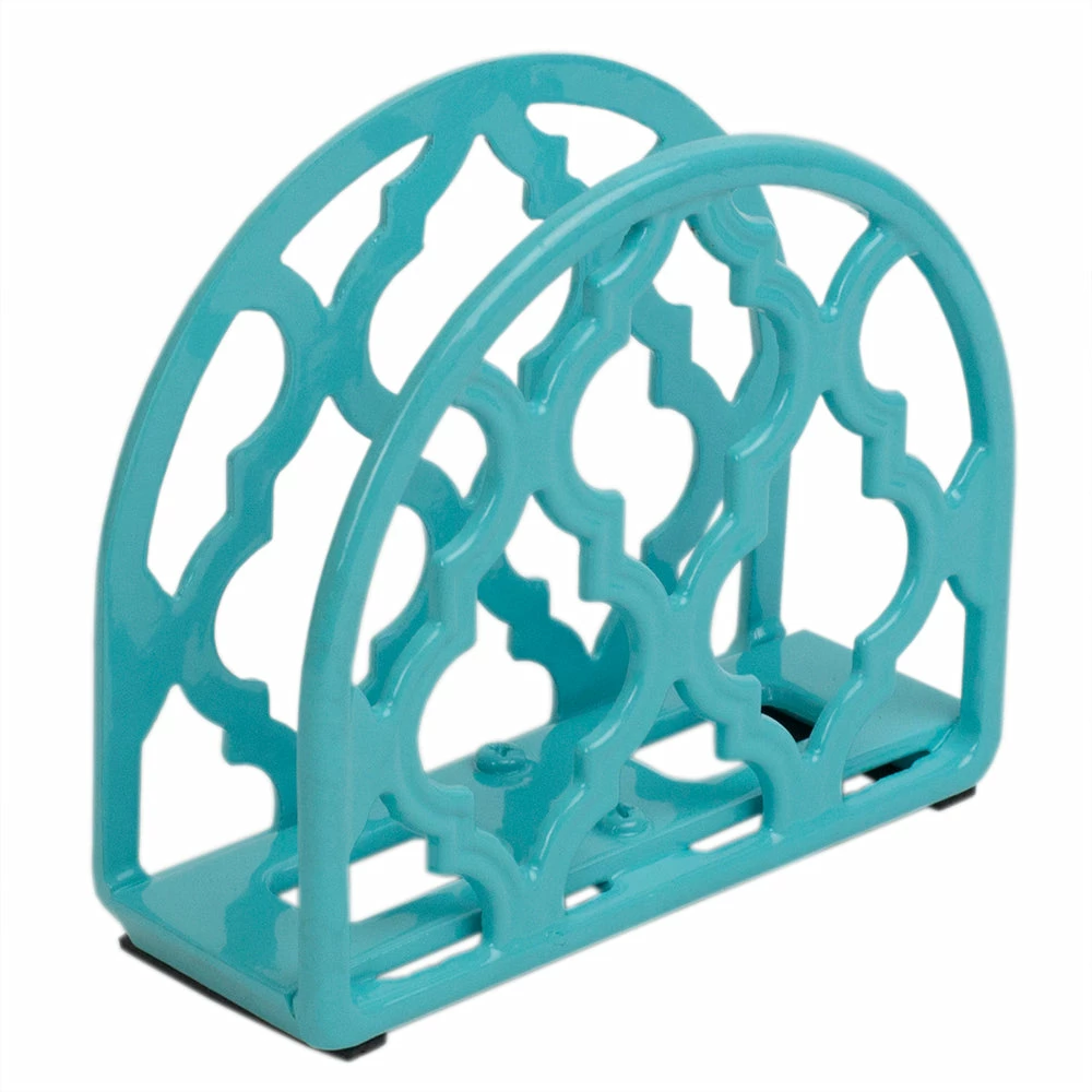 Promo ๐ฅฐ Home Basics Lattice Collection Cast Iron Napkin Holder, Turquoise ๐ 5 Promo ๐ฅฐ Home Basics Lattice Collection Cast Iron Napkin Holder, Turquoise ๐ - Image 3