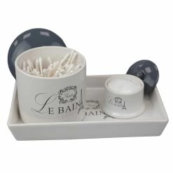 Promo 😍 Home Basics Le Bain Paris 2 Piece Ceramic Canister Set with Coordinating Ceramic Vanity Tray, White ✨ -Home Basics Sales 3ef96fc6b30542e885f0e364095902ee 8b9af36b fe7c 4390 9734 d354dea580da 1080x