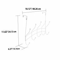Promo ⌛ Home Basics Shelby 5 Hook Over the Door Hanging Rack, White 🥰 -Home Basics Sales 414e3b5e825842f199c373e052fd92a5 9f8eb6b9 c0fa 4019 ac40 403563d16ea6 1080x