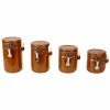 Outlet ⌛ Home Basics 4 Piece Ceramic Canisters with Easy Open Air-Tight Clamp Top Lid and Wooden Spoons, Brown ⌛ -Home Basics Sales 41631cbb26bb4e44b70c80854cc5579b 3314b803 de2f 4071 a0df 1db711981ea1 1080x