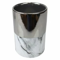 Brand new 🥰 Home Basics Athena Marble Utensil Crock, Silver ⭐ -Home Basics Sales 41802bae947344bfb6f47f3a64443c7c 1080x