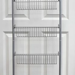 Best deal 💯 Home Basics Heavy Duty 4 Tier Over the Door Metal Pantry Organizer, Grey 😉 -Home Basics Sales 41f753f4df814412ac85d76c28b7e3c3 5fa30aa2 398b 44e4 be27 b3c674c76f37 1080x