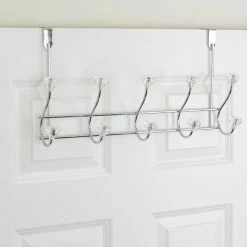 Deals ❤️ Home Basics 5 Hook Over the Door Hanging Rack with Crystal Knobs, Chrome 🎉 -Home Basics Sales 433e2be7921b498094ee9bccc7e3da82 dbcf4f81 2a5b 43ff 877c 4a6a7b705cce 1080x