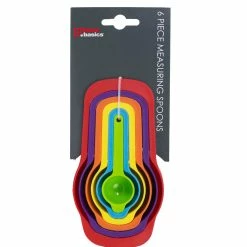 Best Pirce ๐ Home Basics 6 Piece Plastic Measuring Cup Set, Multi-Colored โญ