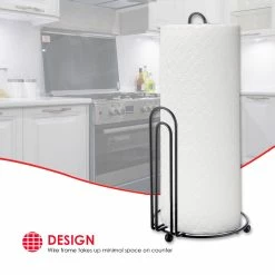 Cheapest 🧨 Home Basics Double Wire Free Standing Paper Towel Holder, Black 🎁 -Home Basics Sales 463dfed0352a4e198a58c17b41cfde06 64231d17 dd50 43e6 8bd0 7f11cb001793 1080x