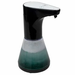 Flash Sale 🎁 Home Basics 450 ml. Automatic Compact Countertop Soap Dispenser, Black 🔥