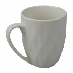 New 😉 Home Basics Embossed Circle 11.5 oz Ceramic Mug, White 🌟 -Home Basics Sales 47e69b59bdb04bdc906aaacb2f172910 1080x