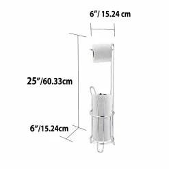 Discount 😉 Home Basics Modern Sprial Freestanding Dispensing Toilet Paper Holder, Satin Nickel ⭐ -Home Basics Sales 48794248f6a24a7ab6cfbd6abd529c8c a6d07f9c 92e2 46b5 9e96 18aa774cd249 1080x