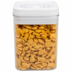 Best Pirce 😉 Home Basics 1.7 Liter Twist 'N Lock Air-Tight Square Plastic Canister, White ✨ -Home Basics Sales 4be60f2e206549f399e656659658a1a0 1080x