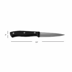 Discount 🎁 Home Basics 3.5" Stainless Steel Paring Knife with Contoured Bakelite Handle, Black 😀 -Home Basics Sales 4ead052c17b445d99fd6d64725338132 1080x