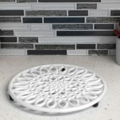 Outlet ⌛ Home Basics Sunflower Heavy Weight Cast Iron Trivet, White ❤️ -Home Basics Sales 50817da0a8b941ce92d33bc279b1ca34 ddb1e784 f20f 4a72 9a27 90516e0da685 1080x