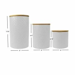 Promo 🔥 Home Basics Honeycomb 3 Piece Ceramic Canister Set, White 😉 12 Promo 🔥 Home Basics Honeycomb 3 Piece Ceramic Canister Set, White 😉 -Home Basics Sales 51e2c727746a4755b33c0e4d6291877f 1080x