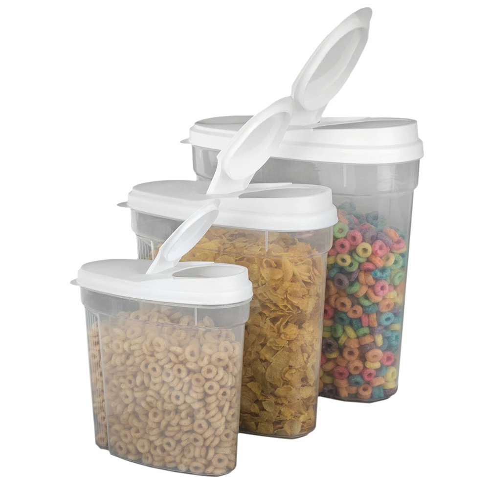 Buy ๐ Home Basics 3 Piece Plastic Containers ๐ 4 Buy ๐ Home Basics 3 Piece Plastic Containers ๐ - Image 2