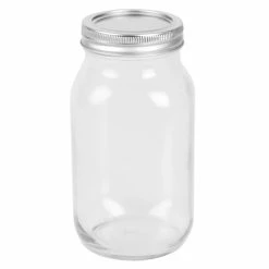 New 🎁 Home Basics 25 oz. Wide Mouth Clear Mason Canning Jar 🥰 -Home Basics Sales 56b431604a2e4beba4f76154d502907d 1080x