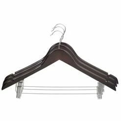 Wholesale 🥰 Home Basics Non-Slip Curved Ultra Smooth Wood Hanger with Metal Clips, (Pack of 3), Cherry 👏 -Home Basics Sales 573fcf6c7f8a48abb74d0ddce74c7783 1080x
