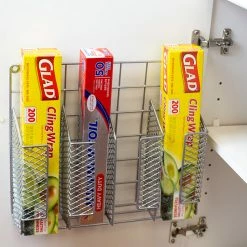 New 👍 Home Basics Over the Cabinet Vinyl 🧥 Coated Steel Wrap Organizer, Silver ✔️ -Home Basics Sales 57975f45941b4520836f6cf2dd38b9fb 88467984 b94f 4e7d acc3 b102fd465114 1080x
