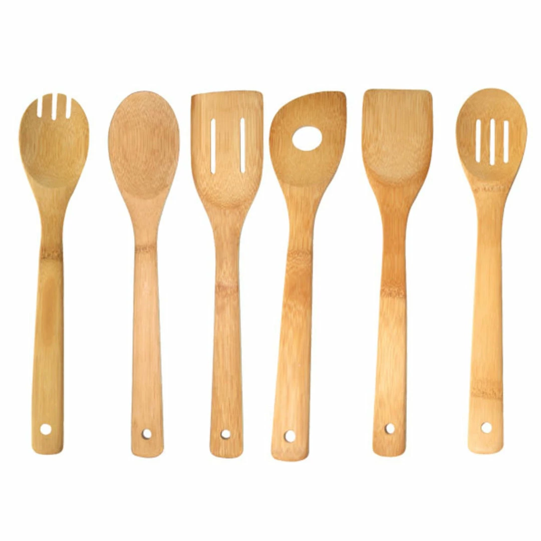 Coupon ๐คฉ Home Basics 6 Piece Bamboo Kitchen Tool Set, Natural ๐ฅ 3 Coupon ๐คฉ Home Basics 6 Piece Bamboo Kitchen Tool Set, Natural ๐ฅ