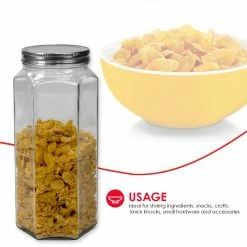 Best reviews of ✔️ Home Basics 61 oz. X-Large Hexagon Glass Canister, Clear 💯 -Home Basics Sales 593ca2f4b2ba4898aadac4f240f929c6 b66a4b3e 9ce4 4c7f a54c b9bf04fd2537 1080x