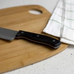 Coupon 👍 Home Basics 8" Stainless Steel Chef Knife with Contoured Bakelite Handle, Black 🛒 -Home Basics Sales 59abd2da05024f43abce2c8ed8460c56 1080x