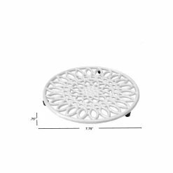 Outlet ⌛ Home Basics Sunflower Heavy Weight Cast Iron Trivet, White ❤️ -Home Basics Sales 5ac01ff5d82e48bb948d160b5412e5ea e49fea6b 2498 45a9 a829 19225a047af7 1080x