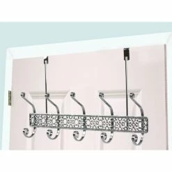 Coupon 🎁 Home Basics 5 Dual Hook Chrome Plated Steel Over the Door Hanging Rack 😉 -Home Basics Sales 5d2a61af751e4824a51622d0f87ebd3f 1080x