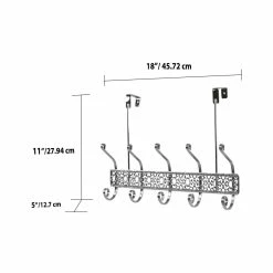 Coupon 🎁 Home Basics 5 Dual Hook Chrome Plated Steel Over the Door Hanging Rack 😉 -Home Basics Sales 5e4018b3433a4cc8ba2edcf204120fd3 1080x