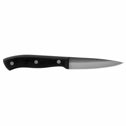 Discount 🎁 Home Basics 3.5" Stainless Steel Paring Knife with Contoured Bakelite Handle, Black 😀