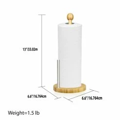 Best deal 🎉 Home Basics Easy Tear Bamboo Paper Towel Holder, Natural 💯 -Home Basics Sales 5f71dfb43bf840de8e89f57eb95d69a1 1080x