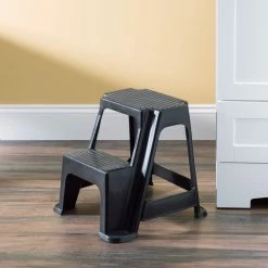 Top 10 👏 Home Basics 2 Step Plastic Stool with Non-Slip Step Treads, Black 💯 -Home Basics Sales 60be1ad7ccdb4eb28c732ebc3317865d 1080x