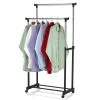 New ✨ Home Basics Chrome Plated Steel Double Garment Rack, Black 😀 -Home Basics Sales 60cda9ab652c498286b95333261dcc8f 1080x