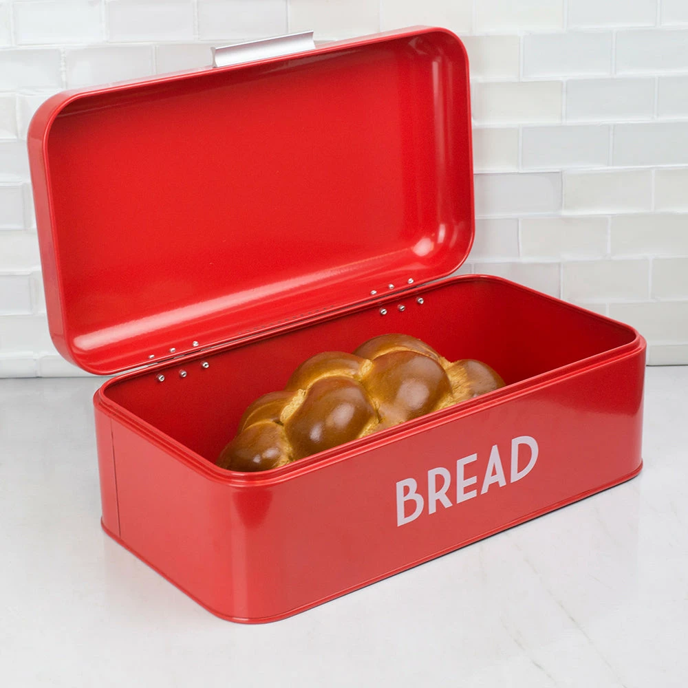 Best Sale ๐ Home Basics Metal Bread Box with Lid โจ 8 Best Sale ๐ Home Basics Metal Bread Box with Lid โจ - Image 6