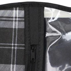 Best Pirce 😀 Home Basics Plaid Non-Woven Suit Bag with Clear Plastic Panel, Black 😀 -Home Basics Sales 6305305a18a74d158517f6590f8f8081 33aa1353 cba3 41ed aef7 db91964bfe2d 1080x