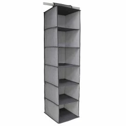 Wholesale 🥰 Home Basics Herringbone 6 Shelf Non-woven Hanging Closet Organizer, Grey 🔥 -Home Basics Sales 63a7487fc3f84a1eb9a7afdb7eec03c5 1080x