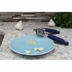 Cheap 🧨 Home Basics Meridian Stainless Steel Garlic Press, Indigo ⭐ -Home Basics Sales 643f4f5c1b2c451083b4f08e5a08ae59 1080x