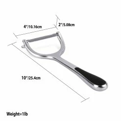 Cheapest 👍 Home Basics Nova Collection Zinc Horizontal Vegetable Peeler, Silver 🤩 -Home Basics Sales 6627237cb23d436c81f646bc42038938 1080x