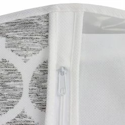 Outlet 👏 Home Basics Arabesque Non-Woven Suit Bag with Clear Plastic Panel, White 🤩 -Home Basics Sales 669a4cdfd9774796b3238e4fa1cef739 1080x