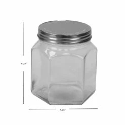 Cheap ⌛ Home Basics 26 oz. Small Hexagon Glass Canister, Clear 🧨 -Home Basics Sales 6a411df7a0944f92b2b81a3528ff7c09 677d69ad 4cc4 4d97 8a66 4ffea68aca35 1080x