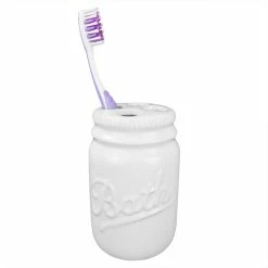 Discount 😍 Home Basics 4 Piece Dolomite Mason Jar Bath Set, White 🤩 -Home Basics Sales 6a7f4fdabfc44ce7b332af895b7ee6a5 1080x