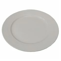 Hot Sale 🔥 Home Basics Embossed Thread 10.5" Ceramic Dinner Plate, White 😉 -Home Basics Sales 6a7f697766654e4fa970e6513a6d30fb 1080x