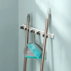 Top 10 🎉 Home Basics 5 Slot Wall Mounted Multi-Purpose Plastic Mop and Broom Organizer, White 🌟 -Home Basics Sales 6a9d1779969a49dd907b896225921372 f7b2be84 7e3b 45c6 bda3 027b26ab77ec 1080x