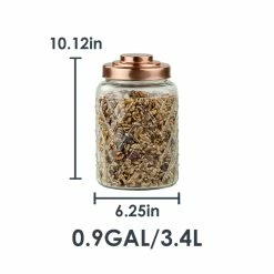 Best reviews of 😀 Home Basics Medium 3.4 Lt Textured Glass Jar with Gleaming Air-Tight Copper Top 🎁 -Home Basics Sales 6b8805f6941b4c09a0c8977f337c57d1 1080x