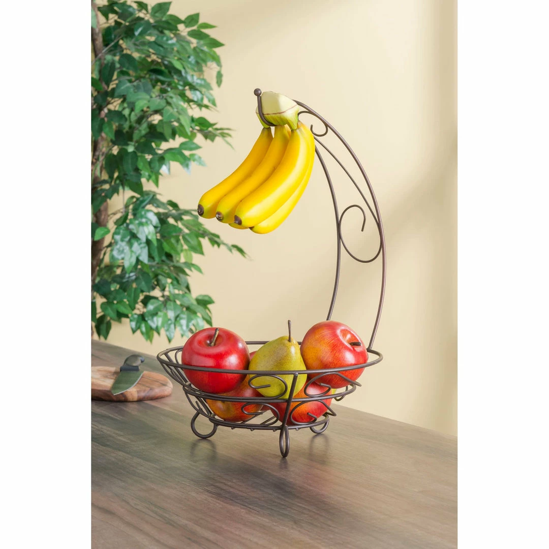 Best reviews of โ Home Basics Scroll Collection Steel Fruit Basket With Banana Tree, Bronze ๐ 4 Best reviews of โ Home Basics Scroll Collection Steel Fruit Basket With Banana Tree, Bronze ๐ - Image 2