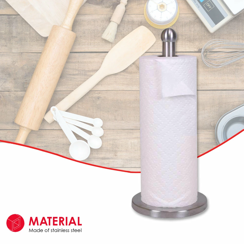 Cheapest โญ Home Basics Free-Standing Stainless Steel Paper Towel Holder with Weighted Base, Silver ๐ 5 Cheapest โญ Home Basics Free-Standing Stainless Steel Paper Towel Holder with Weighted Base, Silver ๐ - Image 3