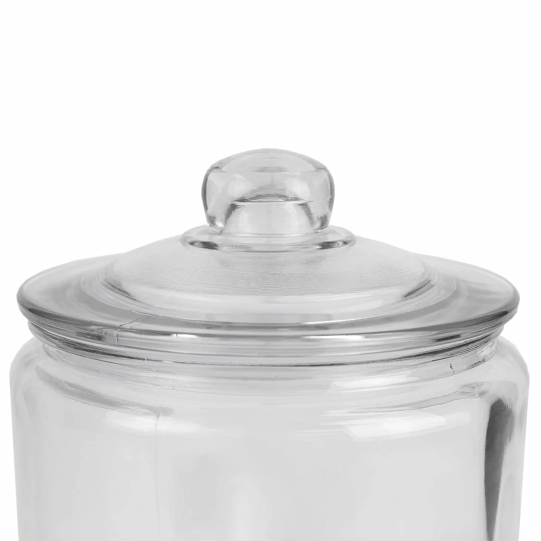 Hot Sale ๐ Home Basics Renaissance Collection Large 4 Lt Glass Jar with Easy Grab Knob Handles, Clear ๐ 6 Hot Sale ๐ Home Basics Renaissance Collection Large 4 Lt Glass Jar with Easy Grab Knob Handles, Clear ๐ - Image 4